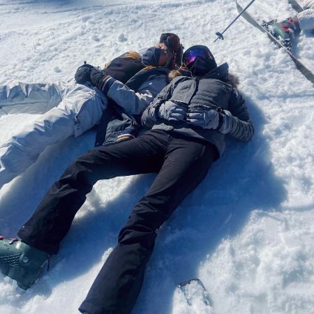 Jaz Elle Agassi and her friend were on a ski trip.